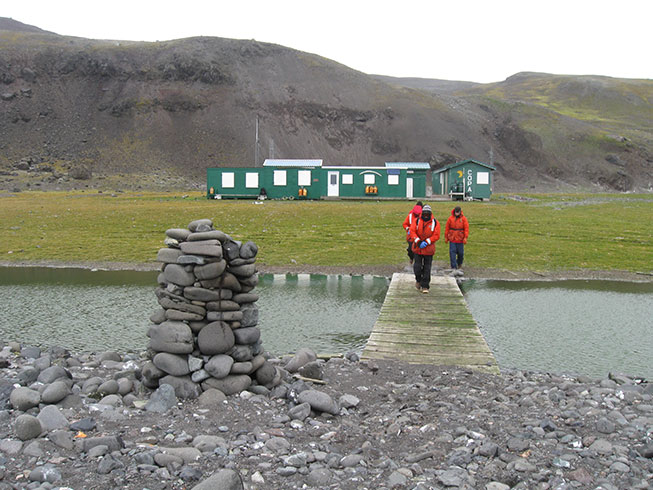 Copacabana Station on King George Island, Antarctica